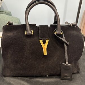 *SOLD* Yves Saint Laurent Black Suede Handbag